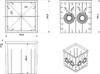 Revisionsschacht Kontrollschacht 400x400x400mm mit Deckel Produktbild-Vorschau 10