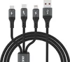 Dudao L3E 3 In 1 60W Microusb Usb-C Lightning Kabel 1,2M - Produktbild-Vorschau 1