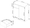 Kommode AKORD K80 Sonoma-Eiche 80 cm 2 Türen Schublade 4 Produktbild-Vorschau 3