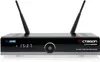 A black Octagon SF8008 V3 Supreme Twin Sat Receiver with two antennas is shown against a white background. Náhled obrázku produktu