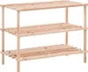 vidaXL Schuhregal mit 3 Böden Massivholz Tanne Produktbild-Vorschau 7