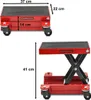 Motorrad Hebebühne / Rangierhilfe Lift # HR1 rot Produktbild-Vorschau 6