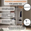 BEAUTYSOFA | Kleiderschrank MARIO 120 cm Weiß – Moderner Produktbild-Vorschau 3