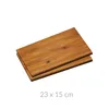 Set di 2 taglieri in acacia, da portata, 23 x 15 cm, Kesper Anteprima dell’immagine prodotto 3