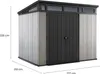 KETER Artisan 9x7 Casetta da giardino 277 x 226 x 218 cm, Anteprima dell’immagine prodotto 3