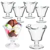 6er Set Rom Eisbecher Glas klar 200ml Dessertschale Produktbild-Vorschau 1