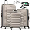 KESSER® 3tlg. Hartschalenkofferset Hartschalenkoffer Produktbild-Vorschau 1