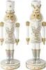 2tlg Set Kerzenleuchter Cracky Nussknacker weiß gold Produktbild-Vorschau 1
