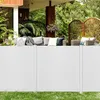 COSTWAY 2er Set Zaun, Steckzaun Gartenzaun, Produktbild-Vorschau 1