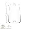 Verre Terra LAV, en verre, a eau, 360 ml, 64x100 mm, pack Voir les images du produit 5