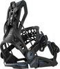 A black and gray snowboard binding shown from a side-diagonal angle against a white background. Produktbild-Vorschau