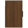 vidaXL Table de nuit murale marron imitation chêne 50x30x47 Voir les images du produit 7