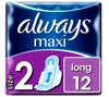 always maxi Damenbinde Long mit Flügeln 12 Größe 2 Produktbild-Vorschau 2