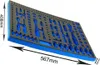 A tool organizer tray with many cutouts for tools, shown from a diagonal angle. Podgląd zdjęcia produktu