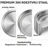 Mason Jar Deckel 70 mm, 6 Stück, Edelstahl, Silikondichtung, silber Productafbeelding-voorbeeld