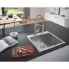 GROHE K800 60-S, Aufsatzwanne, Rechteckig, Edelstahl, Produktbild-Vorschau 6