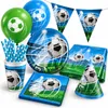 Fussball Fans Partyset zur Fußball Weltmeisterschaft Produktbild-Vorschau 1