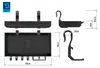 Delphin Rodpod ShelfPOD Nero 20 cm Anteprima dell’immagine prodotto 4
