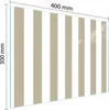 Glasschneidebrett 40x30 Streifen Produktbild-Vorschau 2