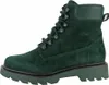 A side view of a green suede lace-up boot against a white background. Produktbild-Vorschau