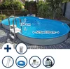 Stahlwandpool Set (9-teil) halbhoch achtform Calypso Produktbild-Vorschau 1