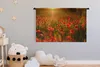 MuchoWow® Wandteppich Wandbehang Mohnblumen - Blumen - Produktbild-Vorschau 3