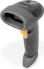 A studio shot of a handheld barcode scanner. Produktbild-Vorschau