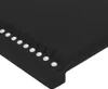 vidaXL LED Kopfteil Schwarz 103x16x78/88 cm Kunstleder Produktbild-Vorschau 4