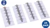 EUROPEL 121260 Porte-nom, avec pince combinée, 40 x 75 mm Voir les images du produit 3