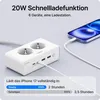 VOOMY Prise multiple 6 en 1 20W USB-C - 2x USB-C & 2x USB-A Voir les images du produit 3
