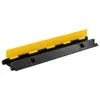 vidaXL Ponte per cavi 1 canale in gomma 100 cm Anteprima dell’immagine prodotto 1