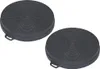 2x Trade-Shop Aktivkohle-Filter Ø210mm ersetzt Bosch Produktbild-Vorschau 1