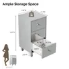 Comodino FCH a 3 cassetti, con rivestimento a specchio, per Anteprima dell’immagine prodotto 3