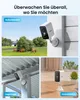 A collage of images showing a security camera in different outdoor and indoor settings, with text overlays indicating usage scenarios. Náhled obrázku produktu