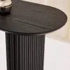 sweeek - Ovale Konsole aus Heveaholz mit Eichenfurnier - Produktbild-Vorschau 5