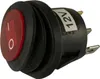 LED Wippschalter 12V IP65 rund Ø20mm EIN/AUS rot beleuchtet Produktbild-Vorschau 5