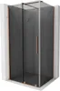 Mexen Velar Schiebeduschtür 140x90 cm Graphit/Kupfer, 8mm Produktbild-Vorschau 1