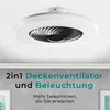 Noaton® Deckenventilator mit Beleuchtung 12058B Triton, Produktbild-Vorschau 2