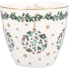 Greengate Latte Cup Becher JOELLE Weiß Weihnachtsbecher mit Produktbild-Vorschau 1