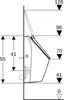 GEBERIT 503110001 Renova S Urinal mit Deckel, Zul. hi. Produktbild-Vorschau 5