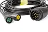 MANTES Anhänger Kabelbaum 5,5 m 13-polig Stecker 2x 5-Pin Produktbild-Vorschau 2