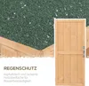 Outsunny Geräteschrank Geräteschuppen Holzschrank 2 Fächer Produktbild-Vorschau 4