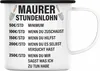 Trendation - Maurer Emaille Tasse Geschenk Mit Spruch Produktbild-Vorschau 1