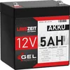 Langzeit Akku 12V 5Ah Blei Gel Akku Batterie Bleiakku ers. Produktbild-Vorschau 1