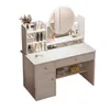 Toilette con specchio e cassetti bianca trucco glamour Anteprima dell’immagine prodotto 3