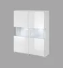 Komoda wysoka TOLEDO Szerokość 122 cm Biały laminat / biały Podgląd zdjęcia produktu 3