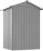 vidaXL Kůlna na nářadí šedá 126x97,5x177 cm Pozinkovaná Náhled obrázku produktu 5