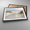 Gerahmtes Poster - Schwarzer Rahmen - Strand Düne Eintritt Produktbild-Vorschau 3
