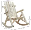 Silla mecedora Outsunny, sillón oscilante, silla de jardín, Vista previa de la imagen del producto 3