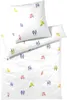 elegante Mako Satin Bettwäsche Lovebirds weiß 135x200 cm + Produktbild-Vorschau 2